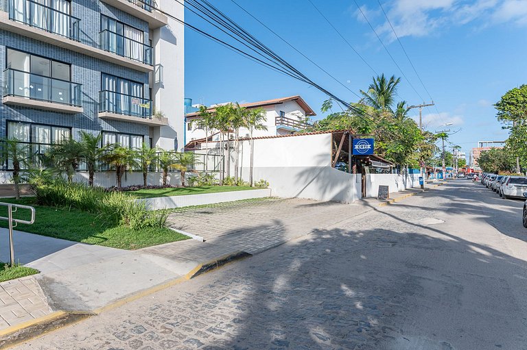 Meu Flat na Praia com Piscina Privativa no Centro