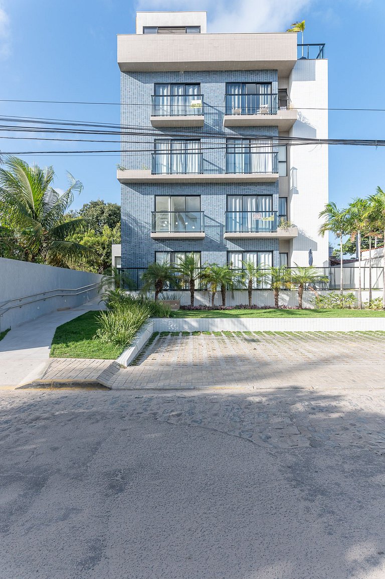 Meu Flat na Praia com Piscina Privativa no Centro