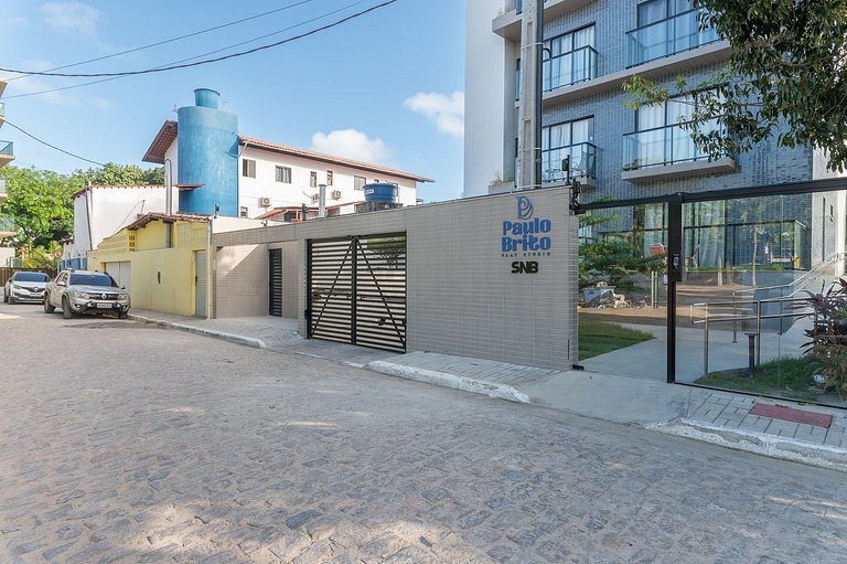 Meu Flat na Praia com Piscina Privativa no Centro